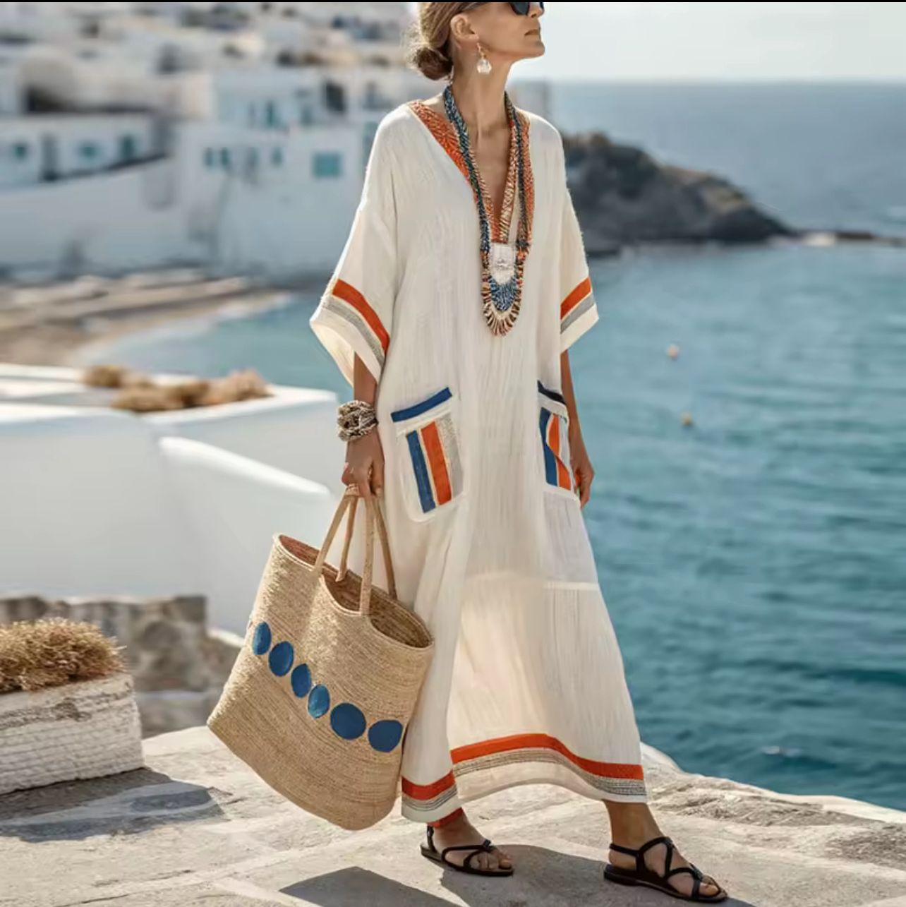 Mary™ | Vestido Largo de Playa Elegante y Sofisticado