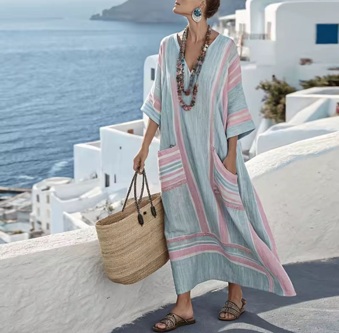 Mary™ | Vestido Largo de Playa Elegante y Sofisticado