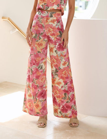 Pantalones anchos Tillie – Estampado Alannah