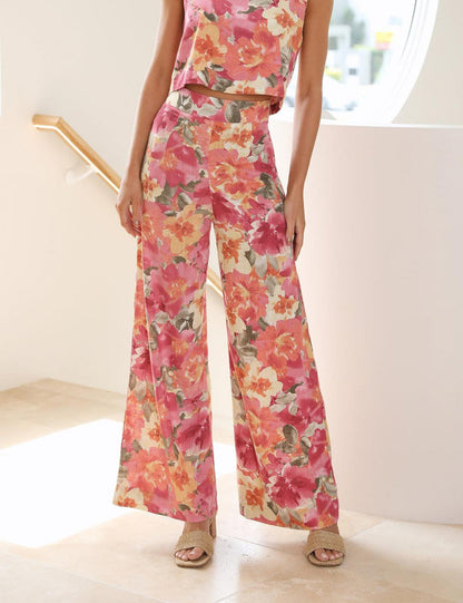 Pantalones anchos Tillie – Estampado Alannah
