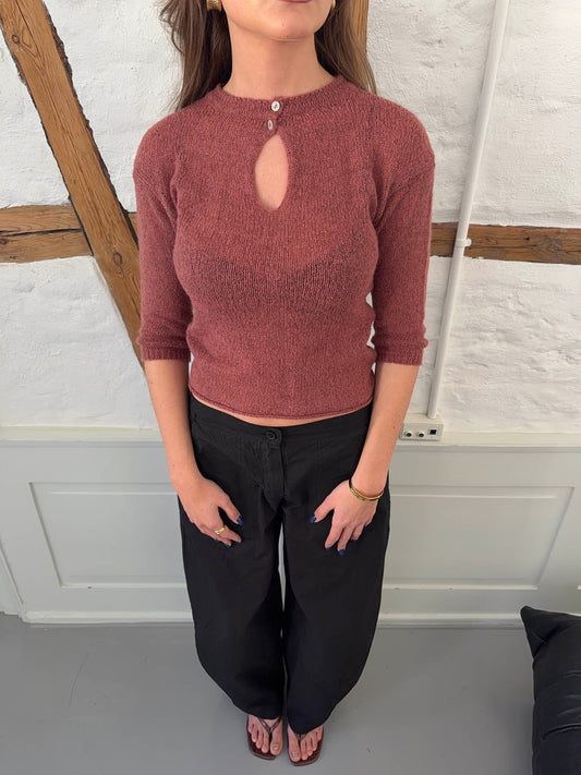 Blusa abierta - Rosa