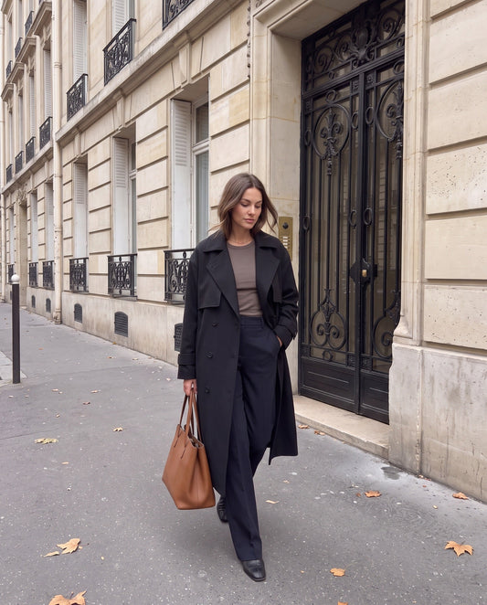 Gabardina Eleonora — Larga Cruzada Oversize