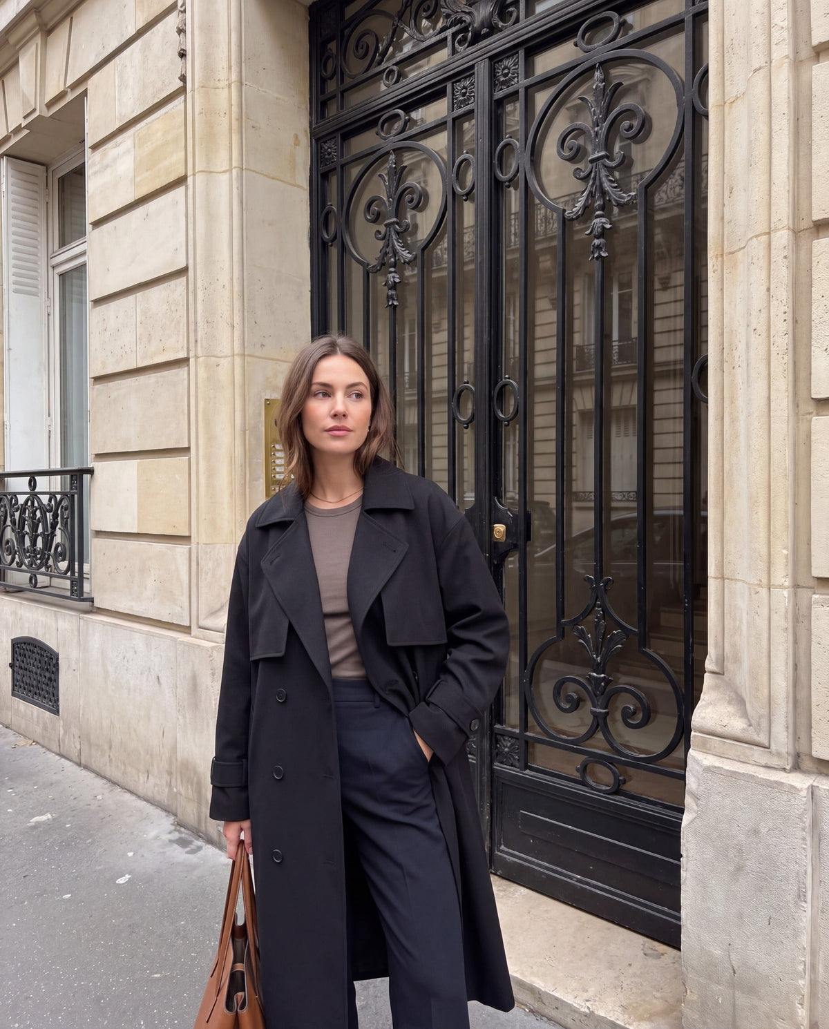 Gabardina Eleonora — Larga Cruzada Oversize