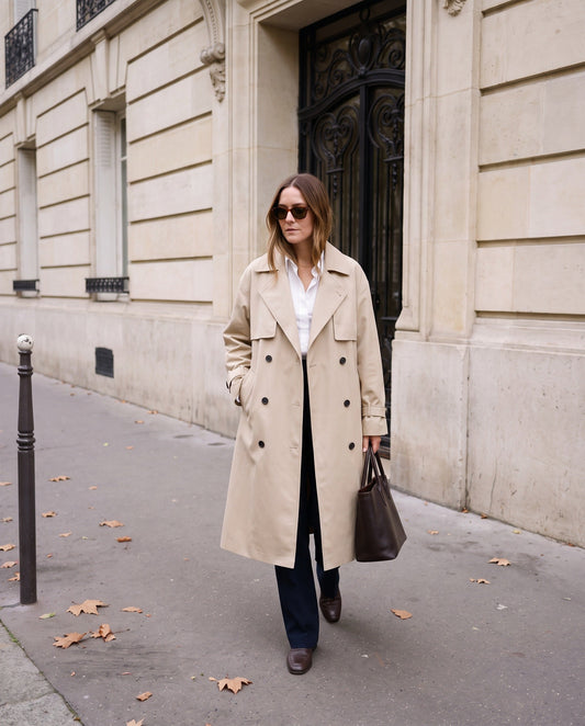Gabardina Eleonora — Larga Cruzada Oversize
