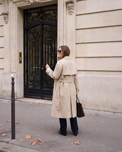Gabardina Eleonora — Larga Cruzada Oversize