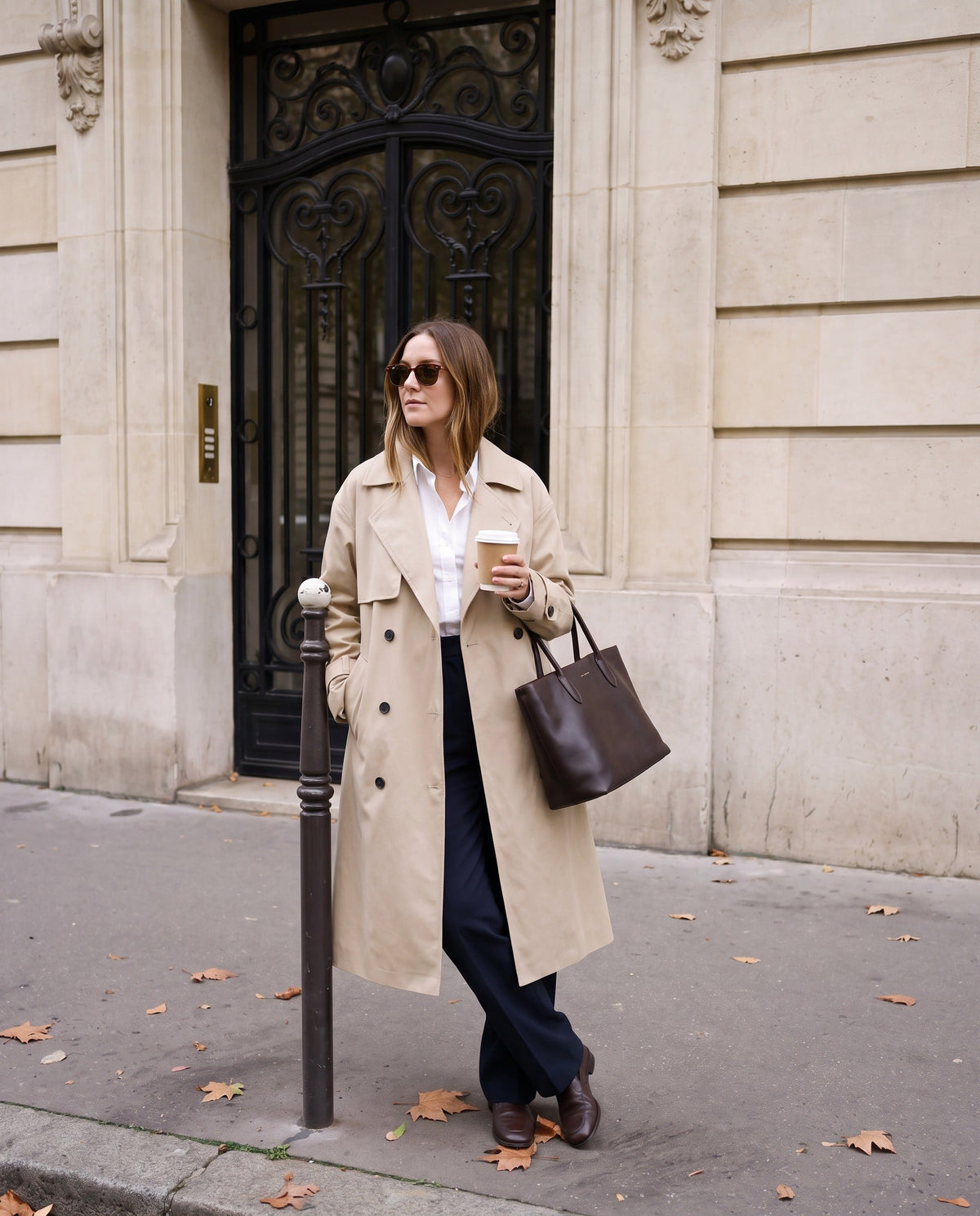 Gabardina Eleonora — Larga Cruzada Oversize