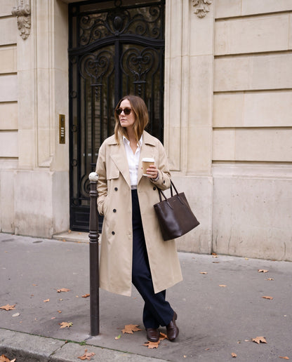 Gabardina Eleonora — Larga Cruzada Oversize