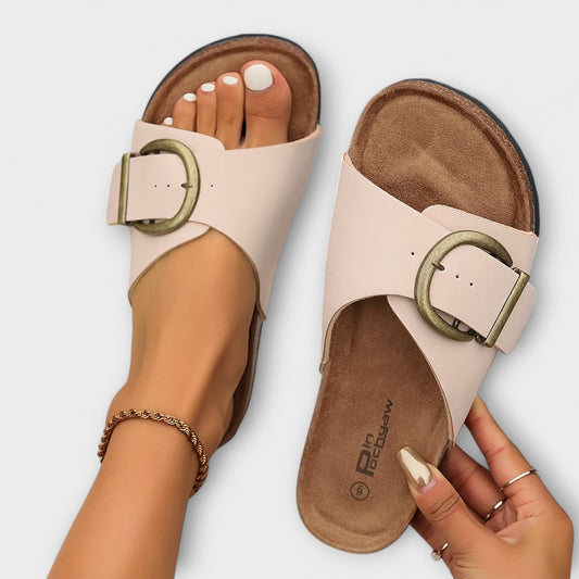 Bequeme Damen-Sandale mit ergonomischem Fußbett