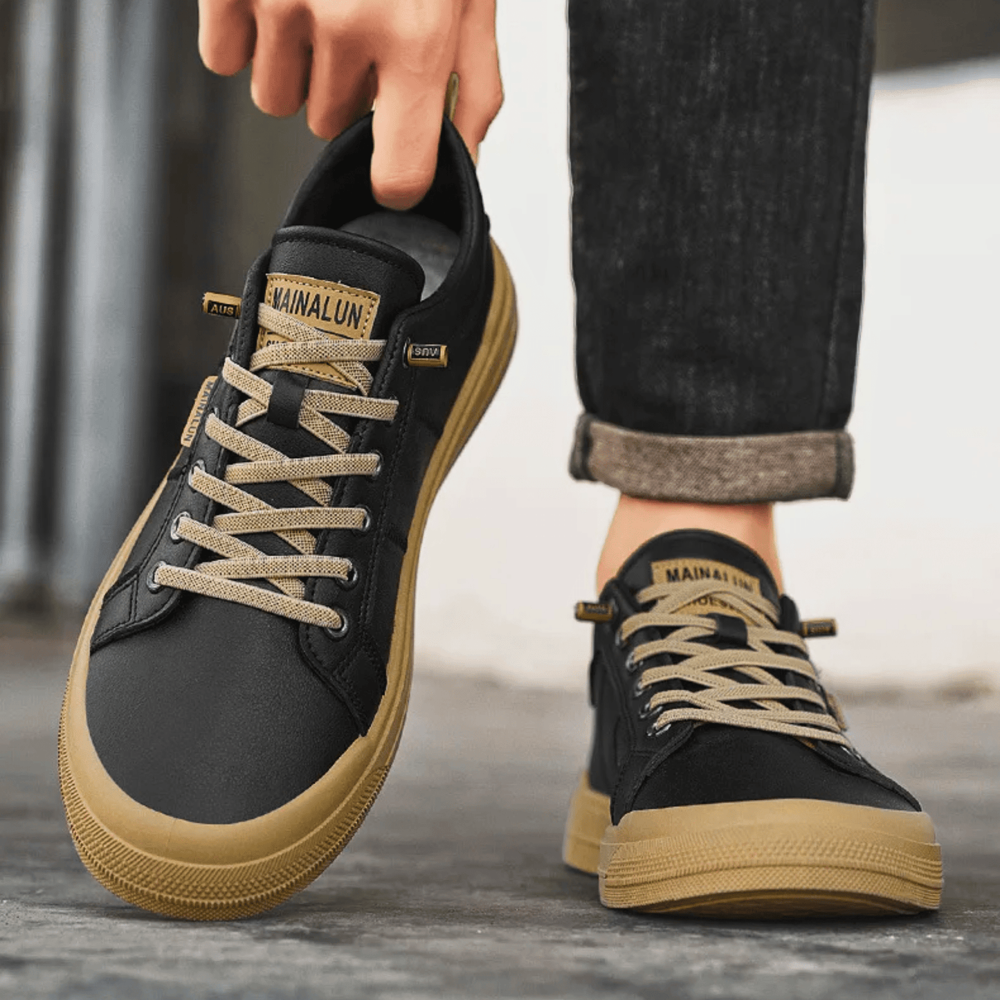 HARRINGTON™ | Zapatillas de Cuero Clásicas